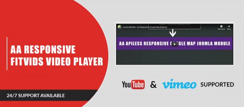 AA Responsive Fitvids Video Player