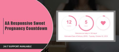 AA Sweet Pregnancy Countdown