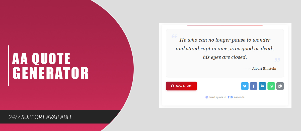AA Quote Generator