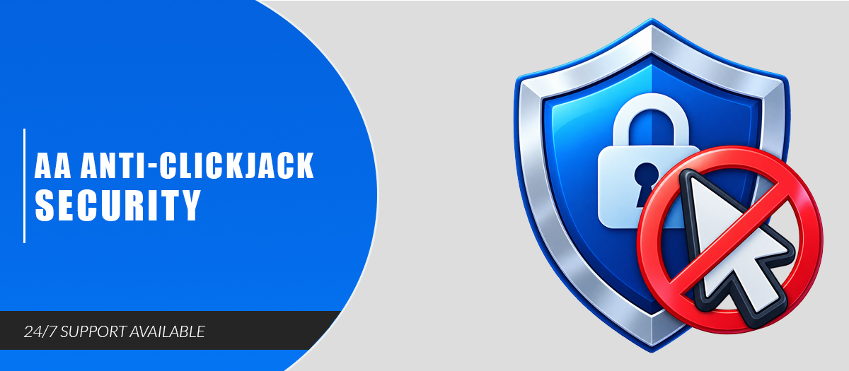 AA Anti-Clickjack Security