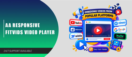 AA Responsive Fitvids Video Player