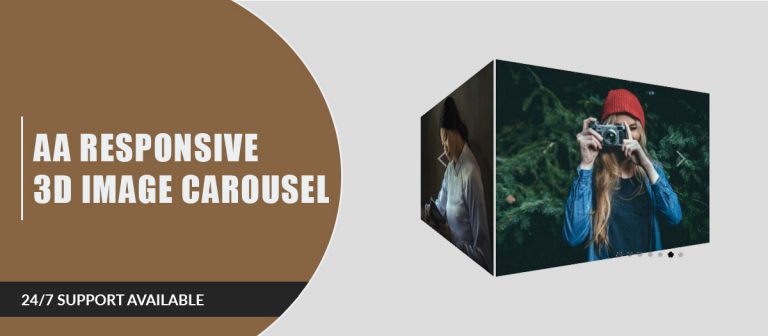 AA Responsive 3D Image Carousel - AA Extensions