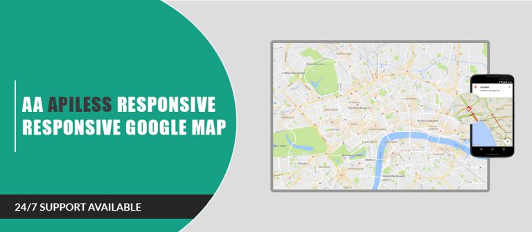 AA Apiless Responsive Google Map - AA Extensions