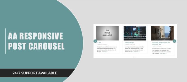 AA Responsive Post Carousel - AA Extensions