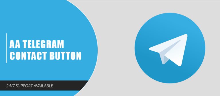 AA Telegram Contact Button - AA Extensions