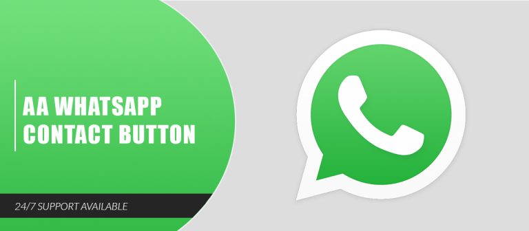 AA WhatsApp Contact Button - AA Extensions