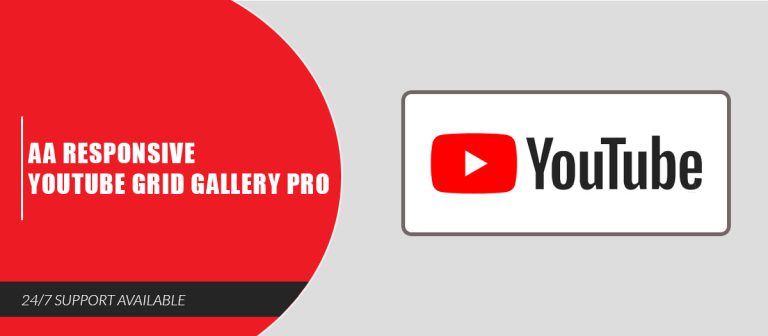 AA Responsive Youtube Grid Gallery Pro - AA Extensions