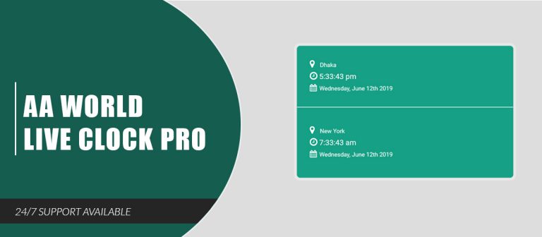AA World Live Clock Pro - AA Extensions