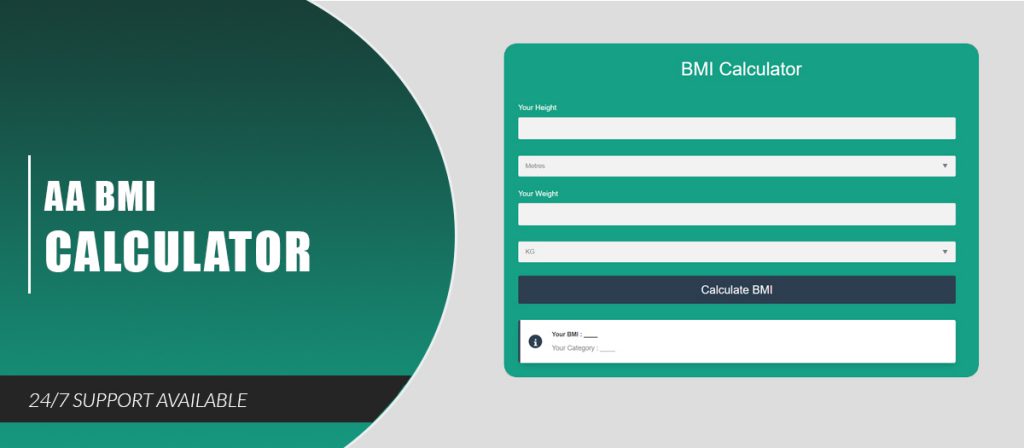 AA BMI Calculator - AA Extensions
