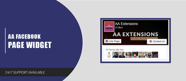 AA Facebook Page Widget - AA Extensions