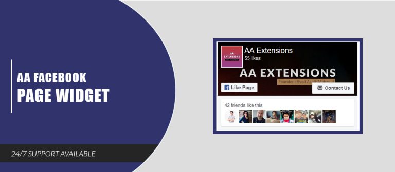 AA Facebook Page Widget - AA Extensions